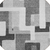 8' Silver Ivory And Charcoal Round Geometric Washable Indoor Outdoor Area Rug - 880016717020