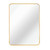 36" Gold Aluminum Framed Accent Mirror - 880016459364