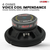 8 Inch Woofer Pair 200W Car Subwoofer 4Ohm Replacement Deep Sub w Poly Cone - 810144134314