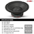 8 Inch Woofer Pair 200W Car Subwoofer 4Ohm Replacement Deep Sub w Poly Cone - 810144134314