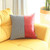 Homeroots Home Decor 18" x 18" Red Houndstooth Zippered Handmade Polyester Throw Pillow Cover