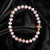 Stretch Bracelet Pink Gemstone/Cross - 603799687669