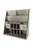 Rustic Recycled Pine Folding Campaign Desk Organizer - 602401495166