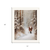 Santa's Winter Stroll White Framed Wall Art - 880016818932