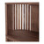 57" Walnut Wood Three Tier Standard Bookcase - 606114705642