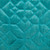 Homeroots Home Decor Aqua Quilted Velvet Geo Decorative Throw Pillow, 20 x 20 x 4 Inches