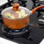 Better Chef 2Qt Ceramic-Coated Copper-Tone Saucepan with Glass Lid - 636555111061