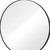 24" Black Metal Round Framed Bathroom Vanity Mirror - 880024846026