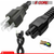 AC Power Cord 10Ft 2 Prong US Male to Female Extension Adapter 16AWG/2C 125V 13A PL 1002 - 810047162827