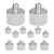 Mic Stand Adapter 12 Pieces 3/8 Male to 5/8 Female Screw Thread Conversion Connector - 810144131207