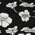 8' Black Ivory And Gray Round Floral Washable Indoor Outdoor Area Rug - 880016455878