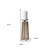 12" Light Brown Distressed Geometric Solid Wood And Metal Tabletop Pillar Candle Holder - 880024951713