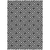 8' X 10' Black And Ivory Geometric Washable Indoor Outdoor Area Rug - 608219239831