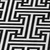 8' X 10' Black And Ivory Geometric Washable Indoor Outdoor Area Rug - 608219239831