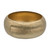Set of Two Gold Aluminum Hammered Round Centerpiece Bowls - 880024836195