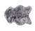 2' x 3' Gray Sheepskin Handmade Non Skid Area Rug - 606114840237