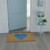 24" X 48" Brown And Blue Heart Outdoor Coir Door Mat - 880016489231