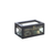 Faux Leather And Glass Nine Section Checkered Watch Box With Metal Accents - 880016744743