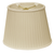 Ivory Shantung Silk Pleated Oval Lamp Shade - 606114553915