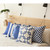 18" Blue and White Throw Pillow Cover