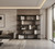 71" Black And White Wood And Faux Marble Five Tier Geometric Bookcase - 880024583044