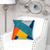 Parkland Collection Fushix Contemporary Multicolor Pillow Cover With Poly Insert - 025773008091