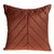 Quilted Velvet Arrows Burnt Orange Decorative Throw Pillow - 808230111127