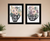 Set Of Two More Coffee Please or Coffee Break Black Framed Print Kitchen Wall Art - 608219148348