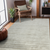 2' X 3' Ivory And Gray Abstract Hand Woven Area Rug - 880016549270