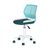 Teal Adjustable Height Swivel Rolling Office Chair - 880016768183
