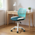 Teal Adjustable Height Swivel Rolling Office Chair - 880016768183