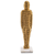 21" Gold And White Aluminum And Marble Mummy Tabletop Sculpture - 880016694710