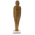 21" Gold And White Aluminum And Marble Mummy Tabletop Sculpture - 880016694710