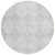 8' Round Ivory Round Geometric Washable Non Skid Indoor Outdoor Area Rug - 608219045968