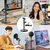 Mic Stand 3 in 1 Desktop Microphone Stands Adjustable Table Microfono Holder w Phone Clamp - 810047166016