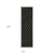 8' Charcoal And Ivory Trellis Runner Rug - 608219075705