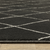 8' Charcoal And Ivory Trellis Runner Rug - 608219075705