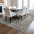 10' X 14' Gray Beige And Black Geometric Washable Indoor Outdoor Area Rug