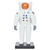 6" White Resin USA Astronaut Tabletop Sculpture - 880016750676