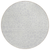 8' Silver And Gray Round Geometric Washable Indoor Outdoor Area Rug - 608219384135