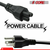AC Power Cord 6Ft 2 Prong US Male to Female Extension Adapter 18AWG 10A 7A 125V - 810099492422