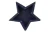 10" Blue Solid Wood Star Shaped Dough Bowl - 880016639858