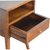 Solid Wood Square One Drawer Nightstand - 880016486872