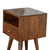 Solid Wood Square One Drawer Nightstand - 880016486872