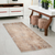 Floral Medallion Runner Rug With Fringe - 880016635683
