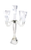 20" Clear Faceted Crystal Tabletop Candelabra Candle Holder - 880016414714