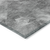 3' X 5' Gray Silver And Charcoal Abstract Washable Indoor Outdoor Area Rug - 608219067649