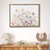 Flower Bouquet Metal Wood Framed Art - 880016701661