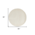 8' Ivory And Gold Round Indoor Outdoor Area Rug - 880016533972