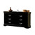 60" Black Manufactured Wood Six Drawer Double Dresser - 606114153139